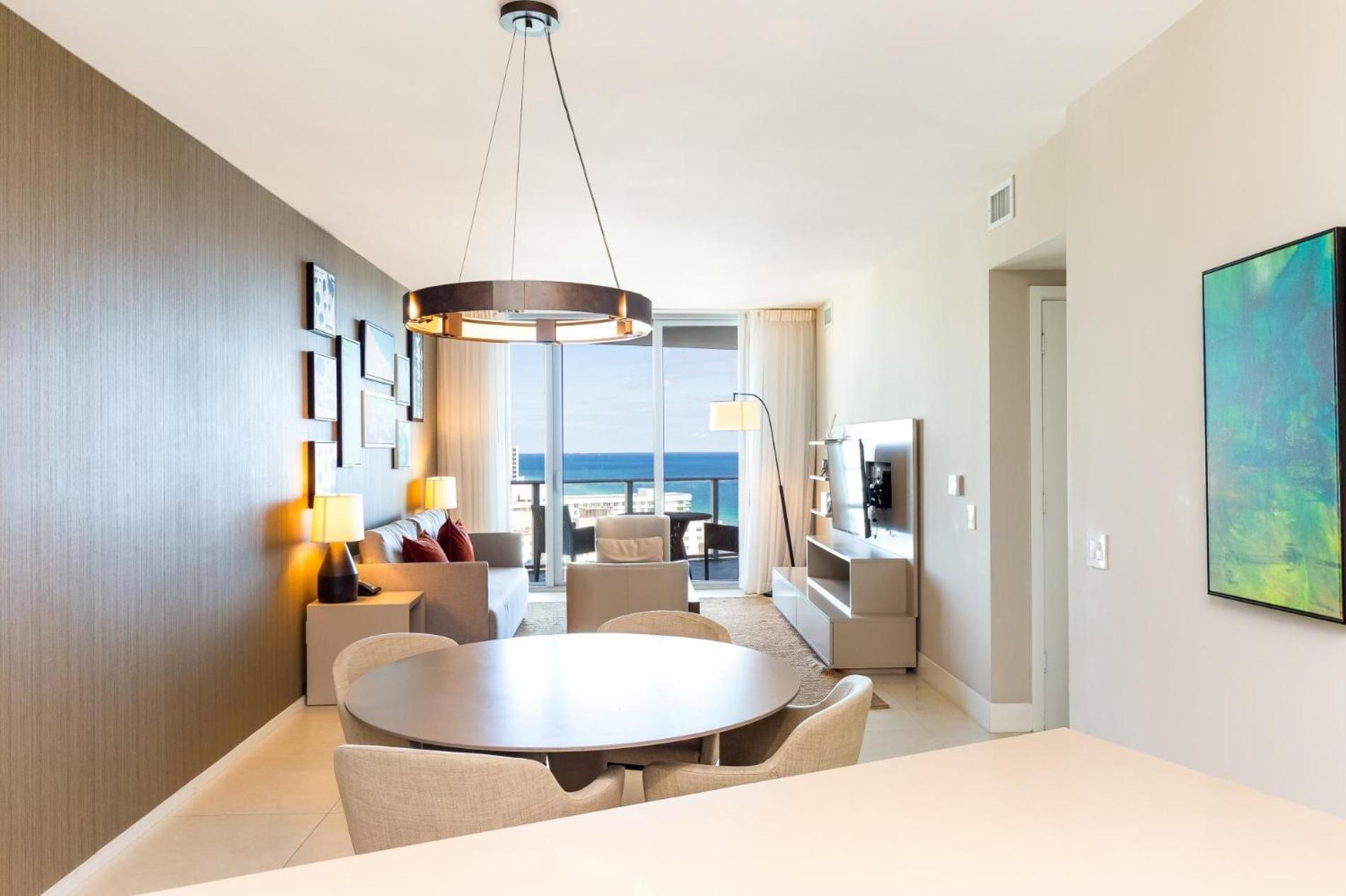 Ocean View 1 Bed On The Beach 19Th Floor Hollywood شاطئ هالانديل المظهر الخارجي الصورة
