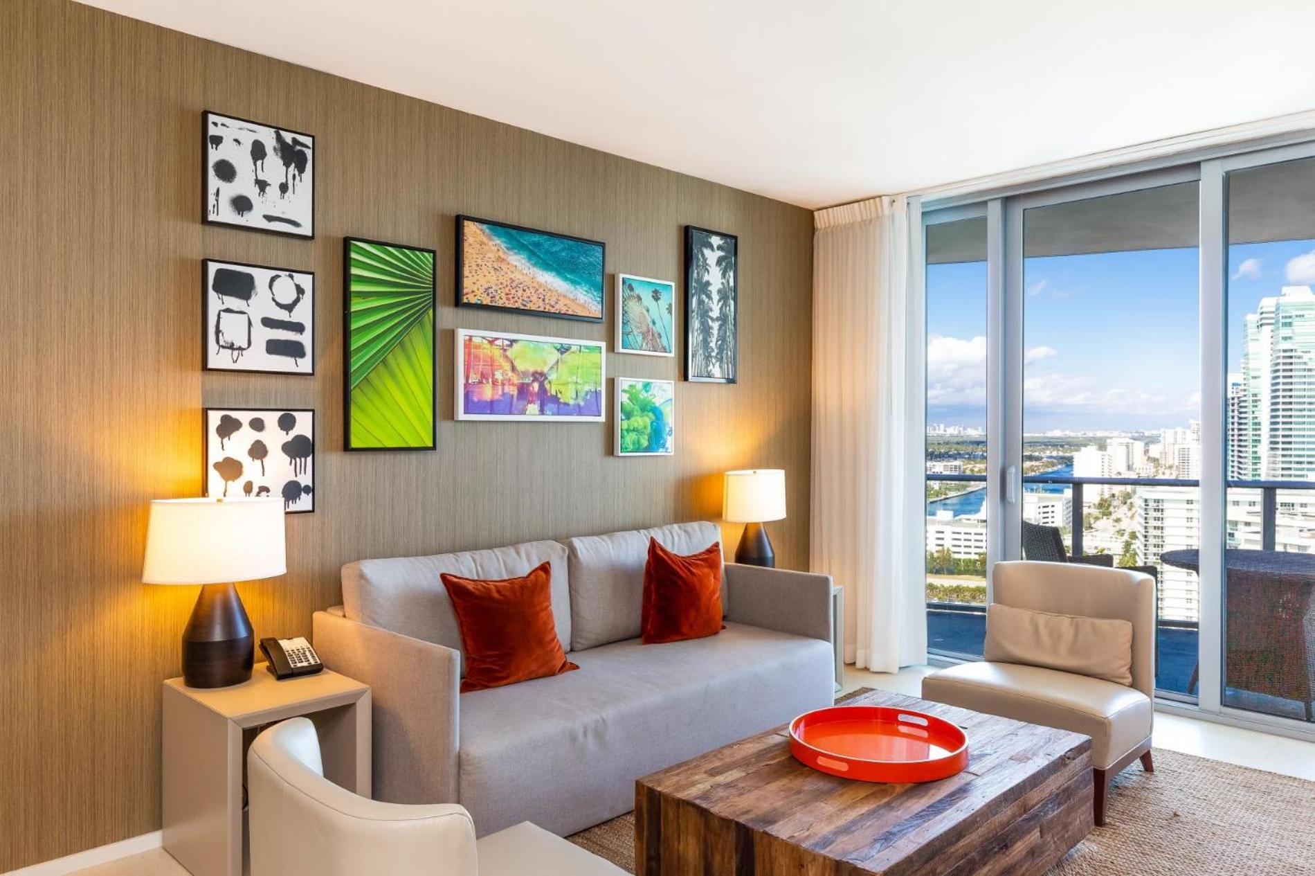 Ocean View 1 Bed On The Beach 19Th Floor Hollywood شاطئ هالانديل المظهر الخارجي الصورة